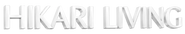 HIKARI LIVING logo on a white background
