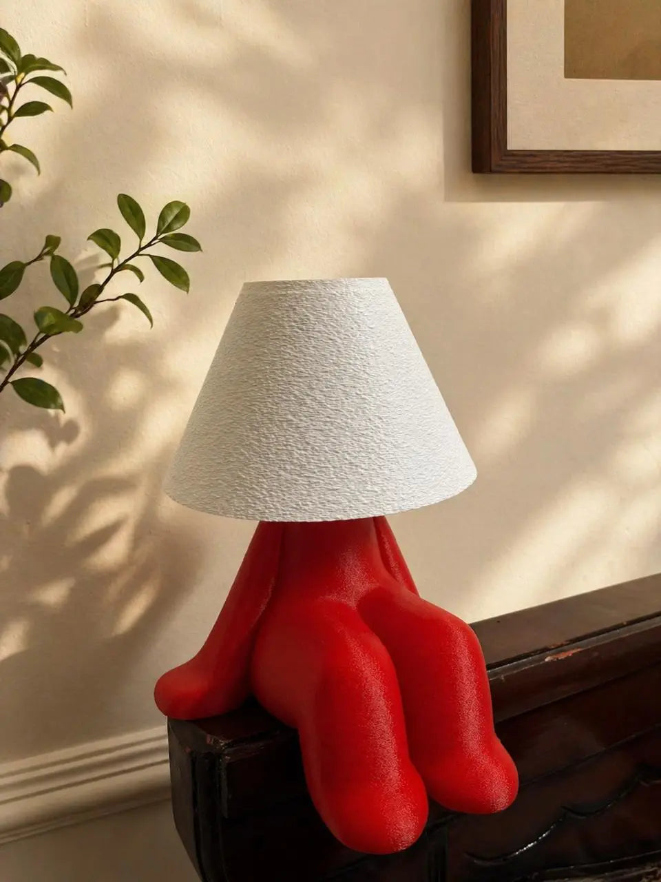 Modern Abstract Sitting Figure Table Lamp hikariliving